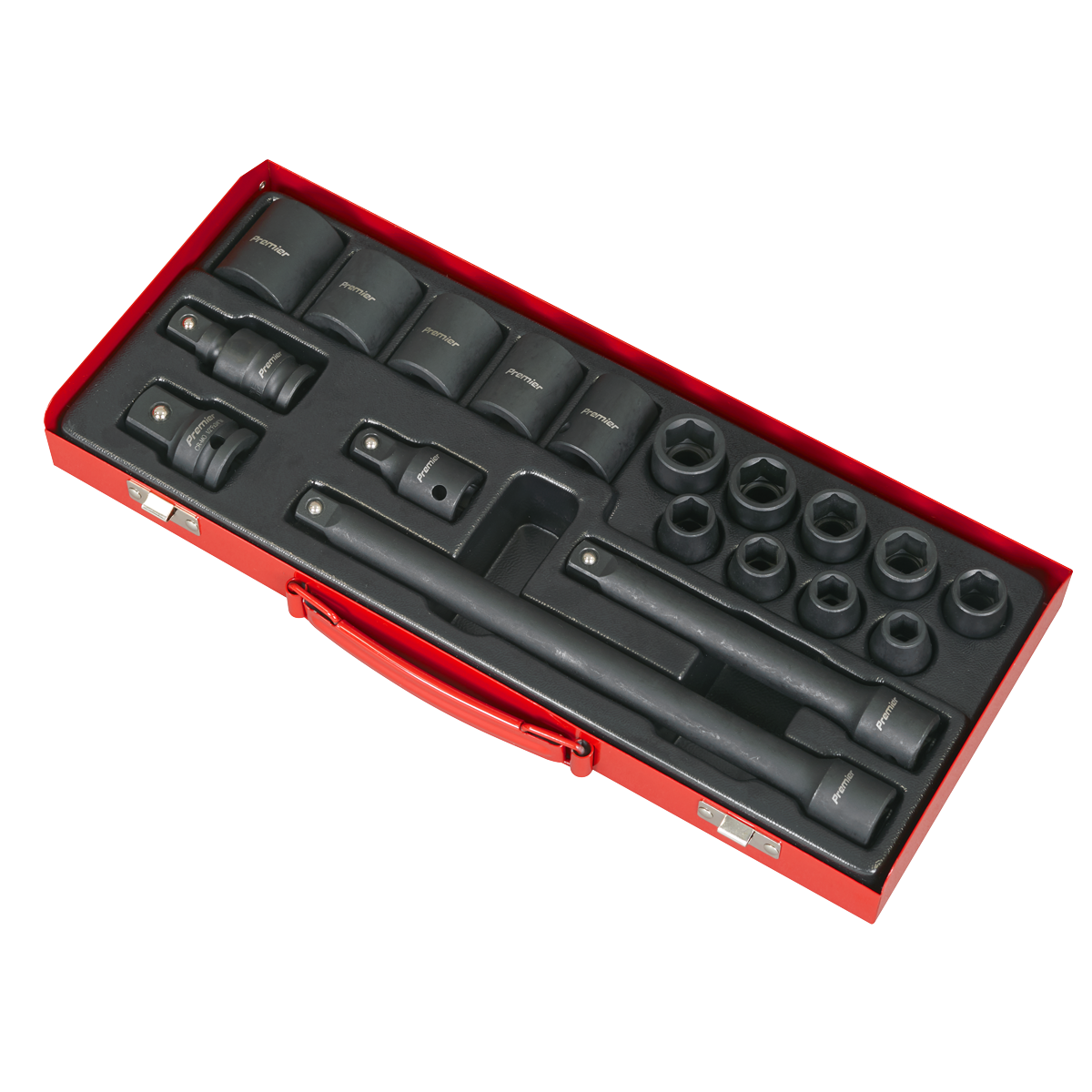 Sealey AK5619M Premier Impact Socket Set 1/2"Sq Drive 19pc - additional view 5