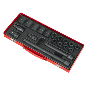 Sealey AK5619M Premier Impact Socket Set 1/2"Sq Drive 19pc - additional view 5