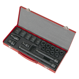 Sealey AK5619M Premier Impact Socket Set 1/2"Sq Drive 19pc - additional view 2