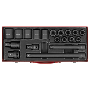 Sealey AK5619M Premier Impact Socket Set 1/2"Sq Drive 19pc - additional view 3