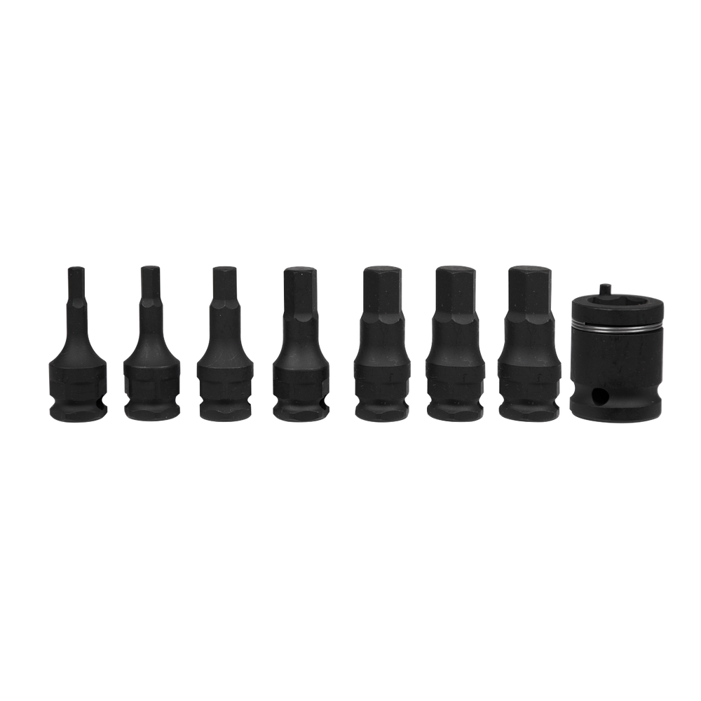 Sealey AK5620 Premier Hex Impact Socket Bit Set 3/8"Sq Drive 8pc - additional view 4
