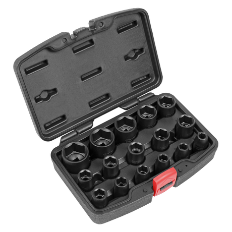 Sealey AK5624M Premier Impact Socket Set 1/2"Sq Drive 16pc