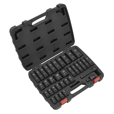 Sealey AK5634M Premier Impact Socket Set 1/2"Sq Drive 34pc