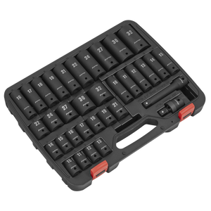 Sealey AK5634M Premier Impact Socket Set 1/2"Sq Drive 34pc - additional view 7