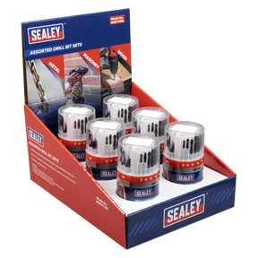 Sealey AK5711DB Combination Drill Bit Sets - Display box of 6