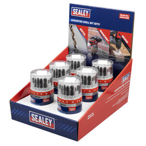 Sealey AK5711DB Combination Drill Bit Sets - Display box of 6 - additional view 2