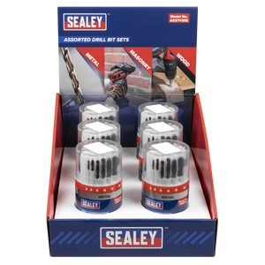 Sealey AK5711DB Combination Drill Bit Sets - Display box of 6 - additional view 3