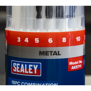 Sealey AK5711 Combination Drill Bit Set 18pc - additional view 9
