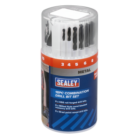 Sealey AK5711 Combination Drill Bit Set 18pc