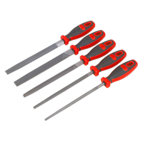 Sealey AK573 Premier Engineer’s File Set 200mm 5pc