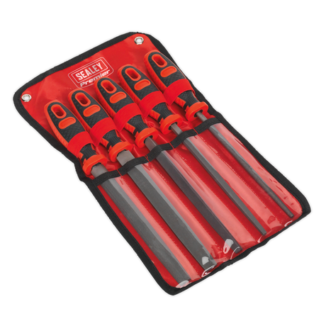 Sealey AK573 Premier Engineer’s File Set 200mm 5pc - additional view 2