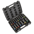Sealey AK58170M Lock-On™ Deep Impact Socket Set 1/2"Sq Drive 16pc