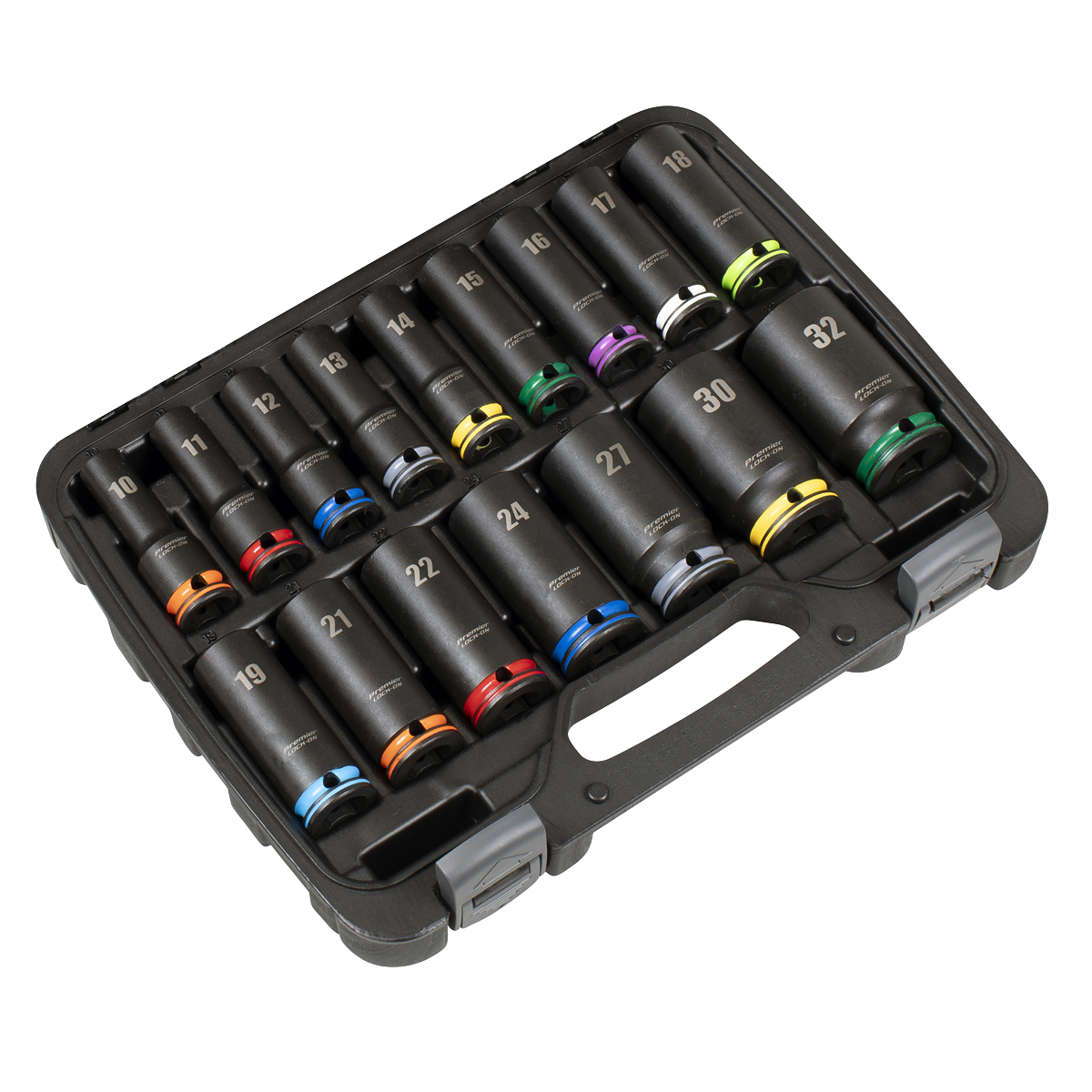 Sealey AK58170M Lock-On™ Deep Impact Socket Set 1/2"Sq Drive 16pc - additional view 4