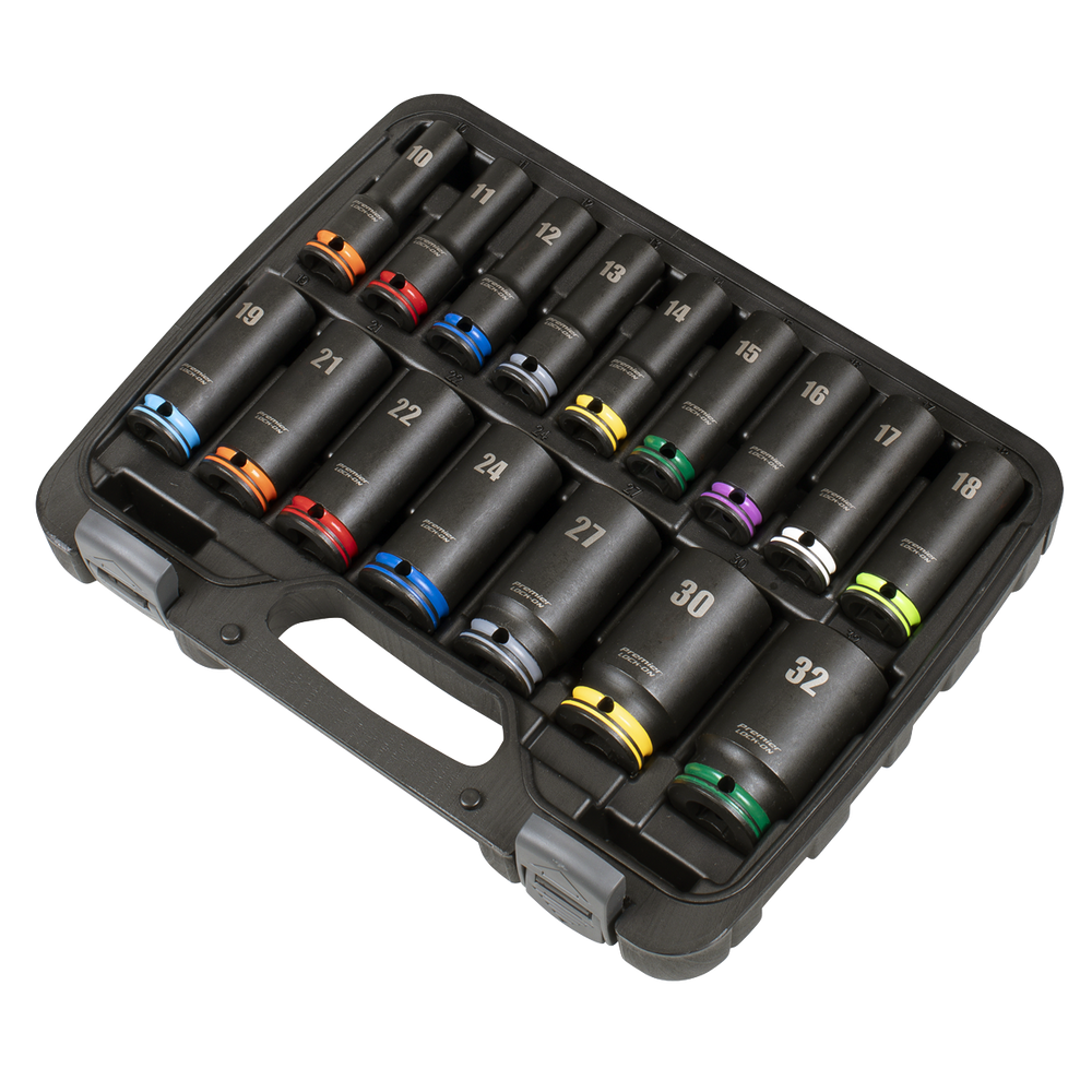 Sealey AK58170M Lock-On™ Deep Impact Socket Set 1/2"Sq Drive 16pc - additional view 5