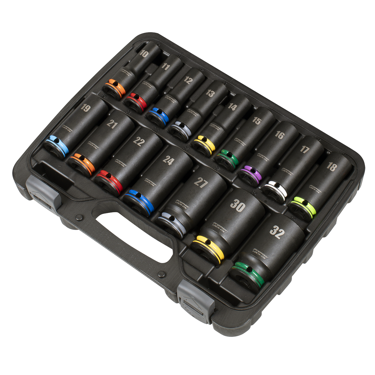 Sealey AK58170M Lock-On™ Deep Impact Socket Set 1/2"Sq Drive 16pc - additional view 5
