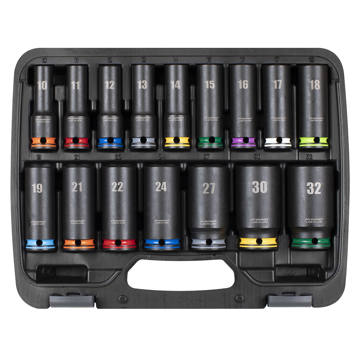Sealey AK58170M Lock-On™ Deep Impact Socket Set 1/2"Sq Drive 16pc - additional view 3
