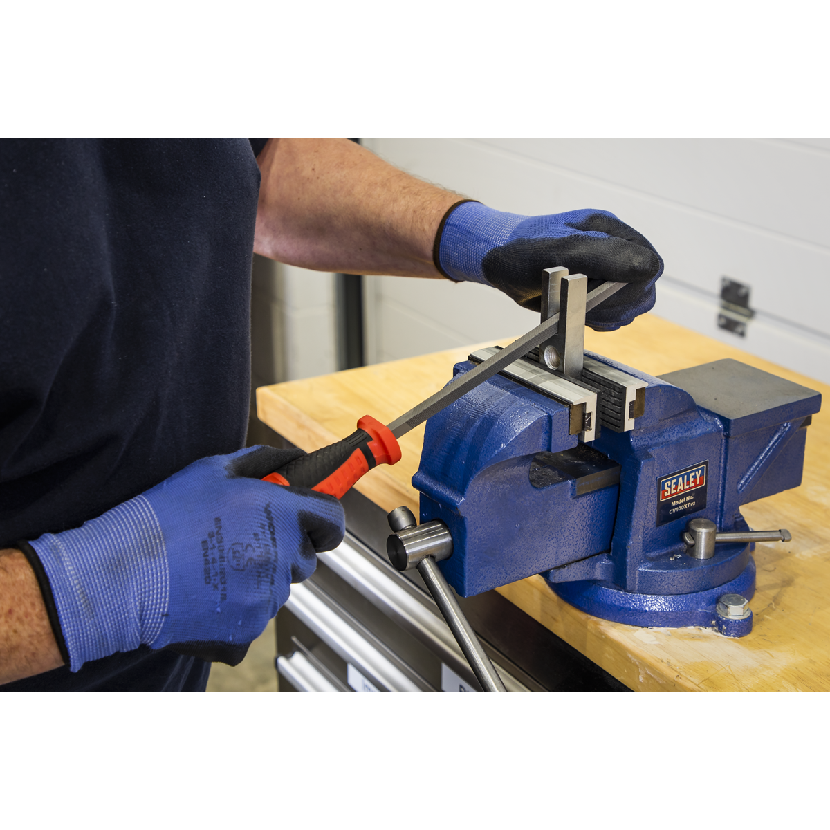 Sealey AK5863 Premier Smooth Cut Square Engineer's File 200mm - additional view 3