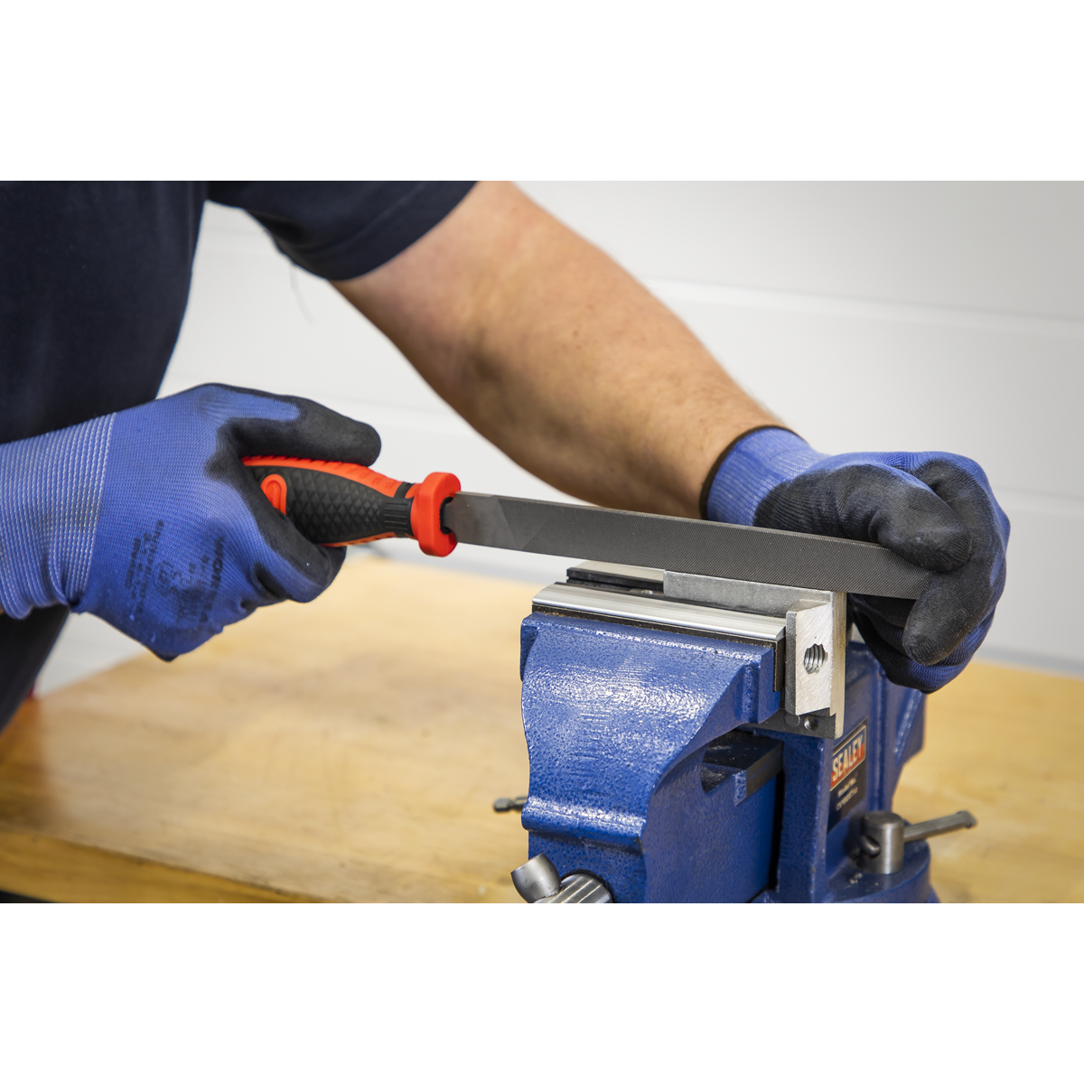 Sealey AK5865 Premier Smooth Cut Flat Engineer's File 200mm - additional view 4