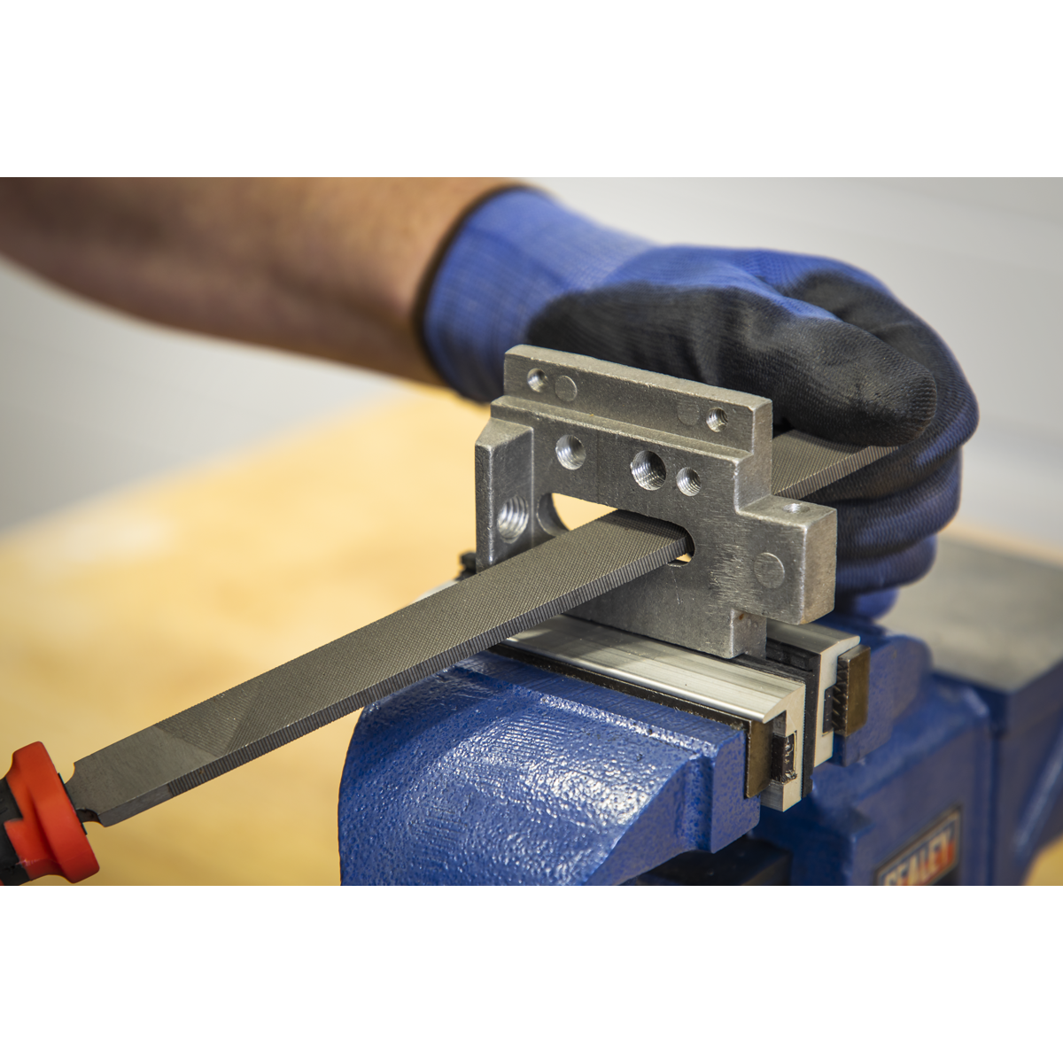 Sealey AK5865 Premier Smooth Cut Flat Engineer's File 200mm - additional view 5