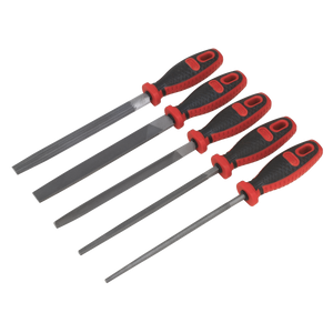 Sealey AK586 Premier Smooth Cut Engineer’s File Set 200mm 5pc