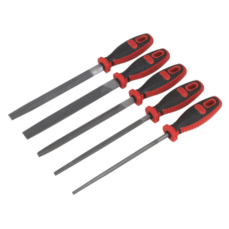 Sealey AK586 Premier Smooth Cut Engineer’s File Set 200mm 5pc