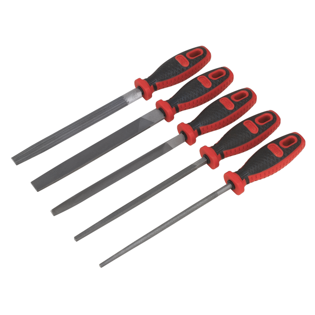 Sealey AK586 Premier Smooth Cut Engineer’s File Set 200mm 5pc