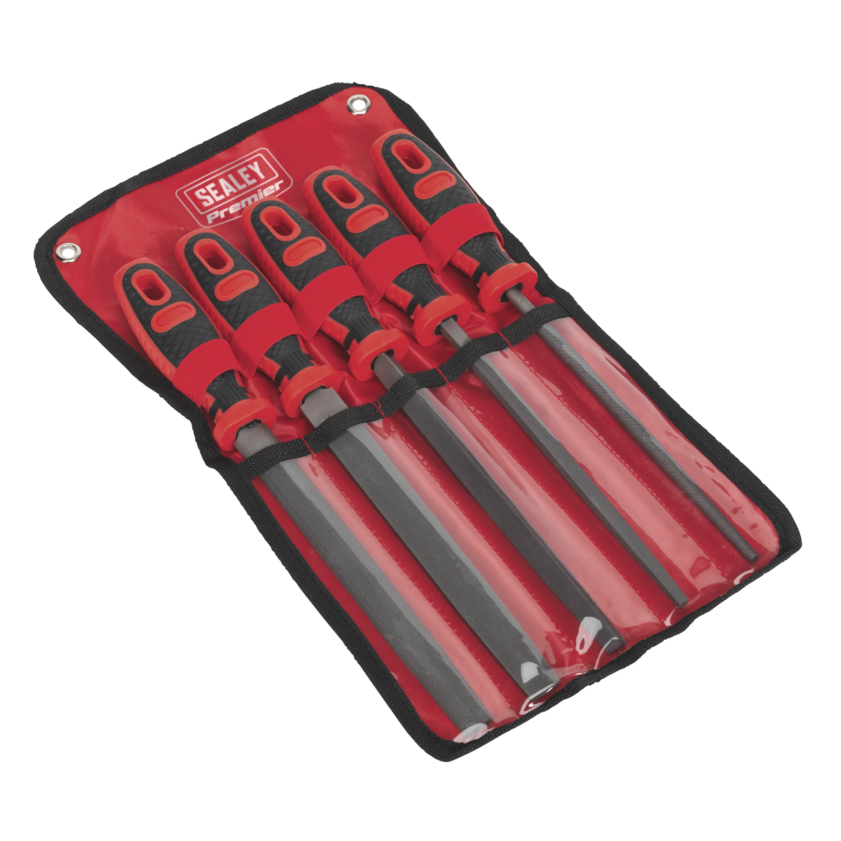 Sealey AK586 Premier Smooth Cut Engineer’s File Set 200mm 5pc - additional view 2