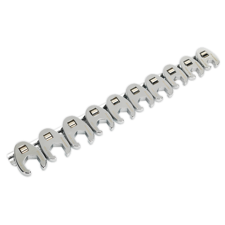 Sealey AK598 Premier Crow's Foot Spanner Set 3/8"Sq Drive 10pc