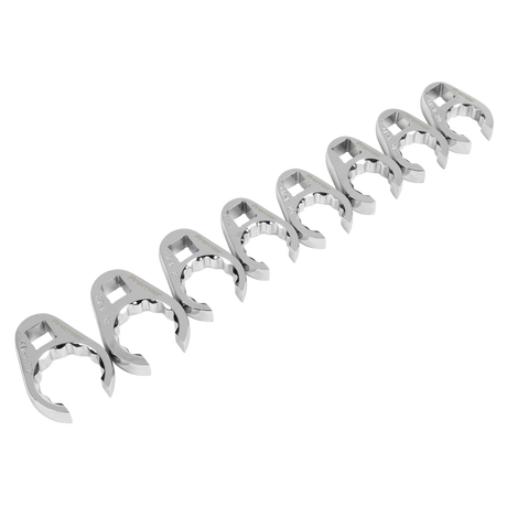 Sealey AK5981 Crow's Foot Spanner Set 1/2"Sq Drive 8pc