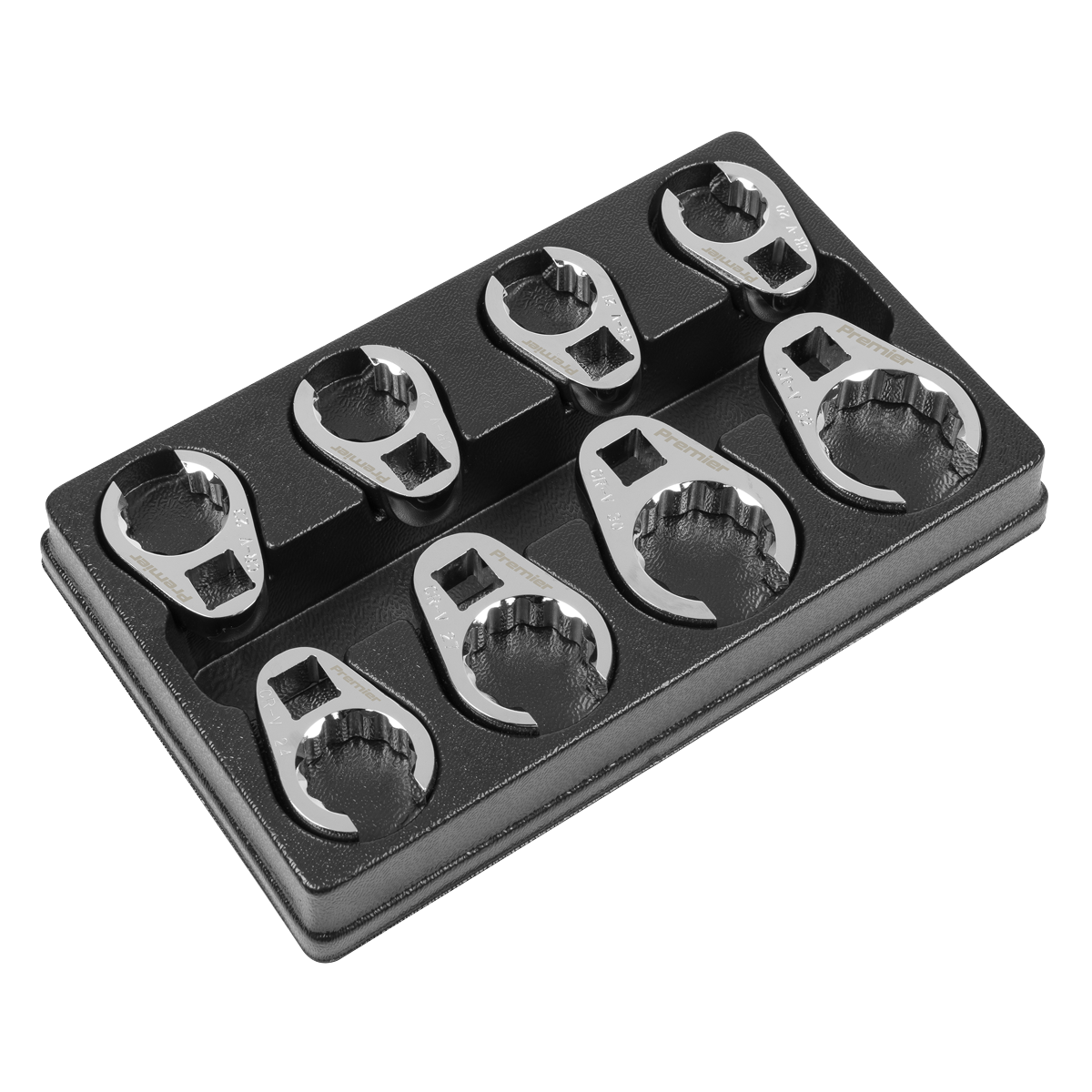 Sealey AK5981 Crow's Foot Spanner Set 1/2"Sq Drive 8pc - additional view 2