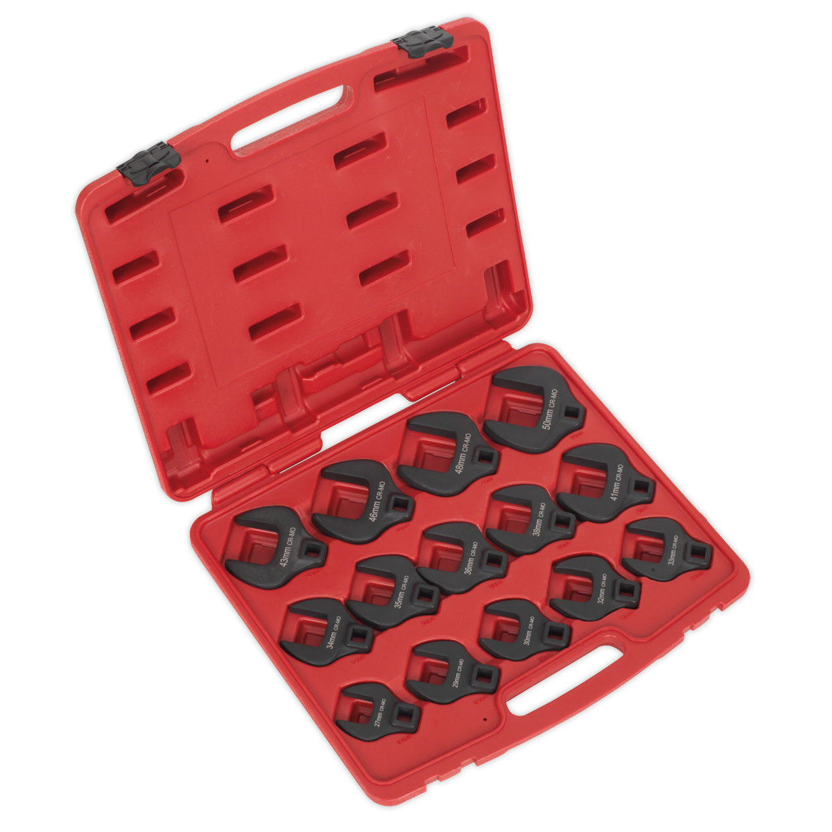 Sealey AK59831 Premier Crow's Foot Spanner Set 1/2"Sq Drive 14pc