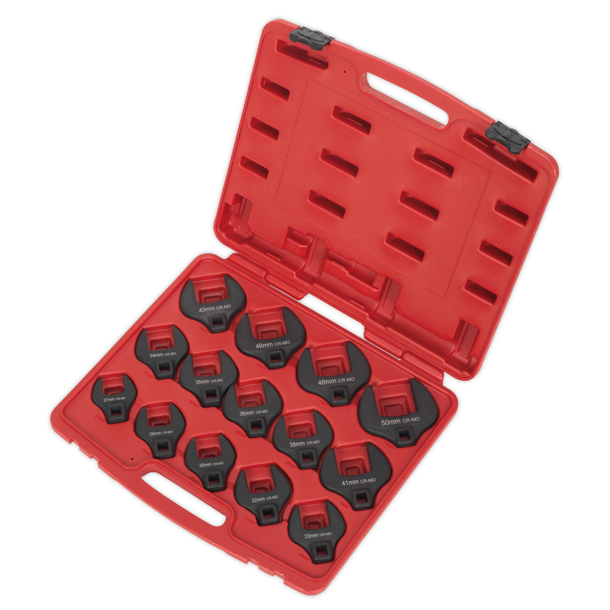 Sealey AK59831 Premier Crow's Foot Spanner Set 1/2"Sq Drive 14pc - additional view 4
