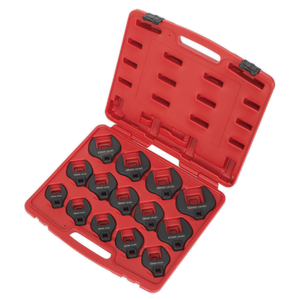 Sealey AK59831 Premier Crow's Foot Spanner Set 1/2"Sq Drive 14pc - additional view 4