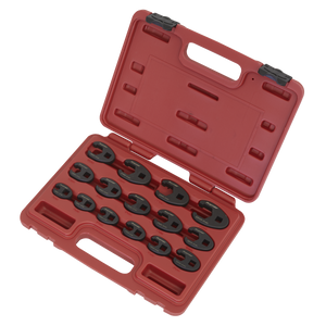 Sealey AK5983 Premier Crow's Foot Spanner Set 3/8"Sq Drive 15pc - additional view 3