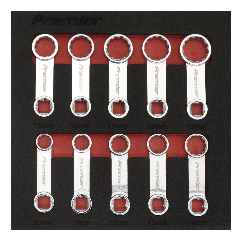 Sealey AK59895 Premier Torque Adaptor Spanner Set 3/8"Sq Drive 10pc - additional view 2