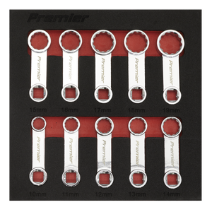 Sealey AK59895 Premier Torque Adaptor Spanner Set 3/8"Sq Drive 10pc - additional view 2