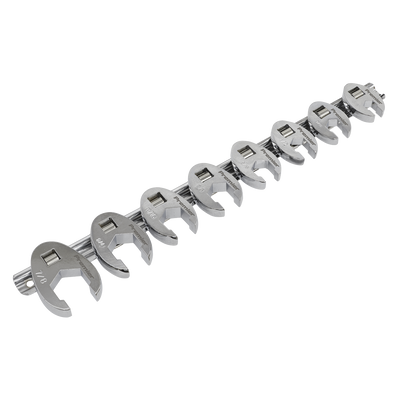 Sealey AK599 Premier Imperial Crow's Foot Spanner Set 3/8"Sq Drive 8pc