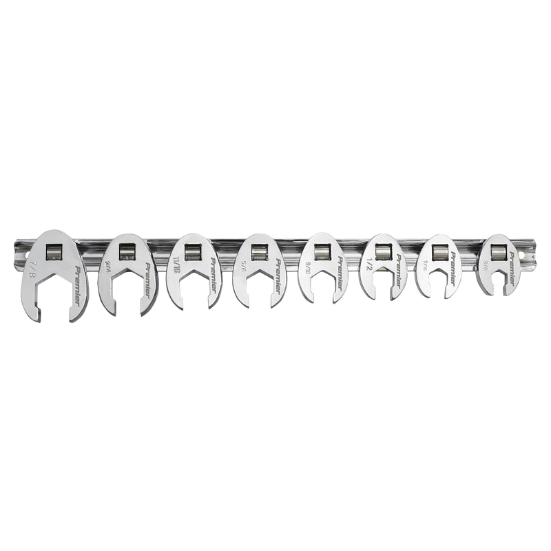 Sealey AK599 Premier Imperial Crow's Foot Spanner Set 3/8"Sq Drive 8pc - additional view 2