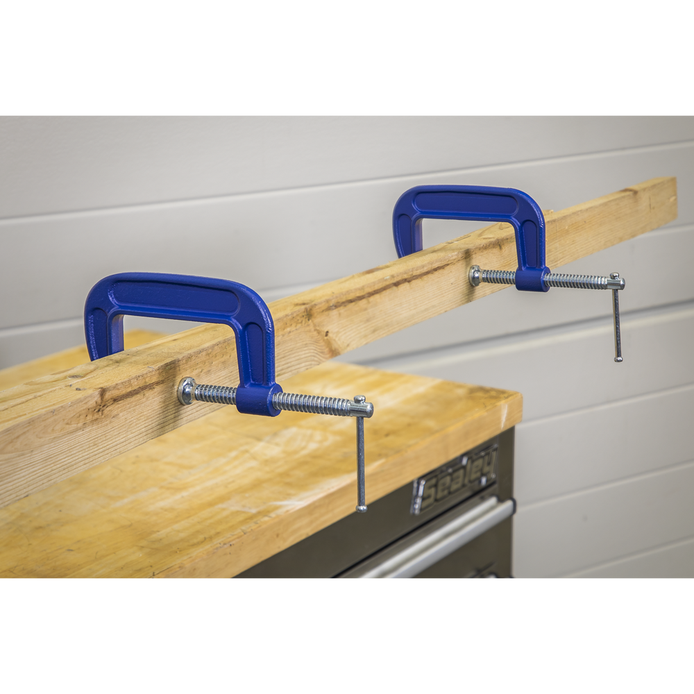 Sealey AK60034 G-Clamp Set 75mm 4pc - additional view 5