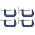 Sealey AK60034 G-Clamp Set 75mm 4pc