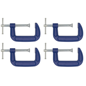 Sealey AK60034 G-Clamp Set 75mm 4pc