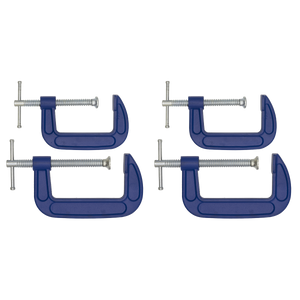 Sealey AK6003SET G-Clamp Set 75mm & 100mm 4pc - additional view 2