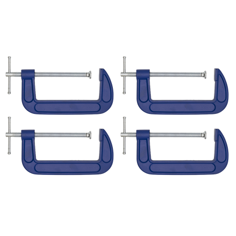 Sealey AK60064 G-Clamp 150mm 4pc