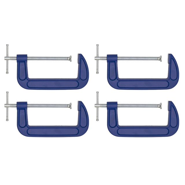 Sealey AK60064 G-Clamp 150mm 4pc