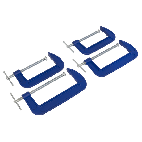 Sealey AK6006SET G-Clamp Set 150mm & 200mm 4pc