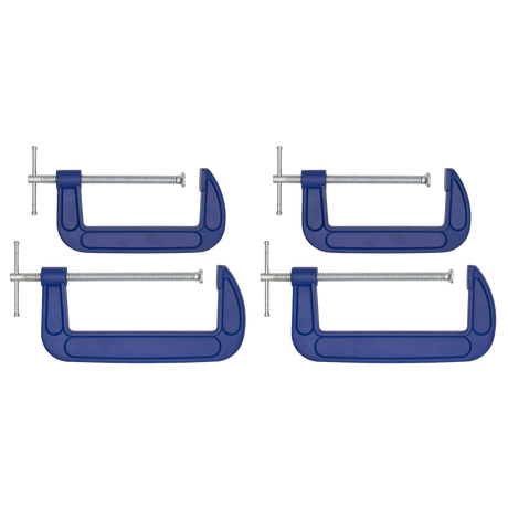 Sealey AK6006SET G-Clamp Set 150mm & 200mm 4pc - additional view 2