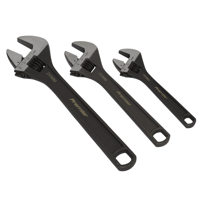 Sealey AK607 Premier Adjustable Wrench Set 3pc - additional view 6