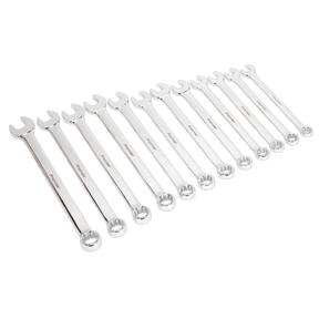 Sealey AK6082 Premier Jumbo Combination Spanner Set 12pc