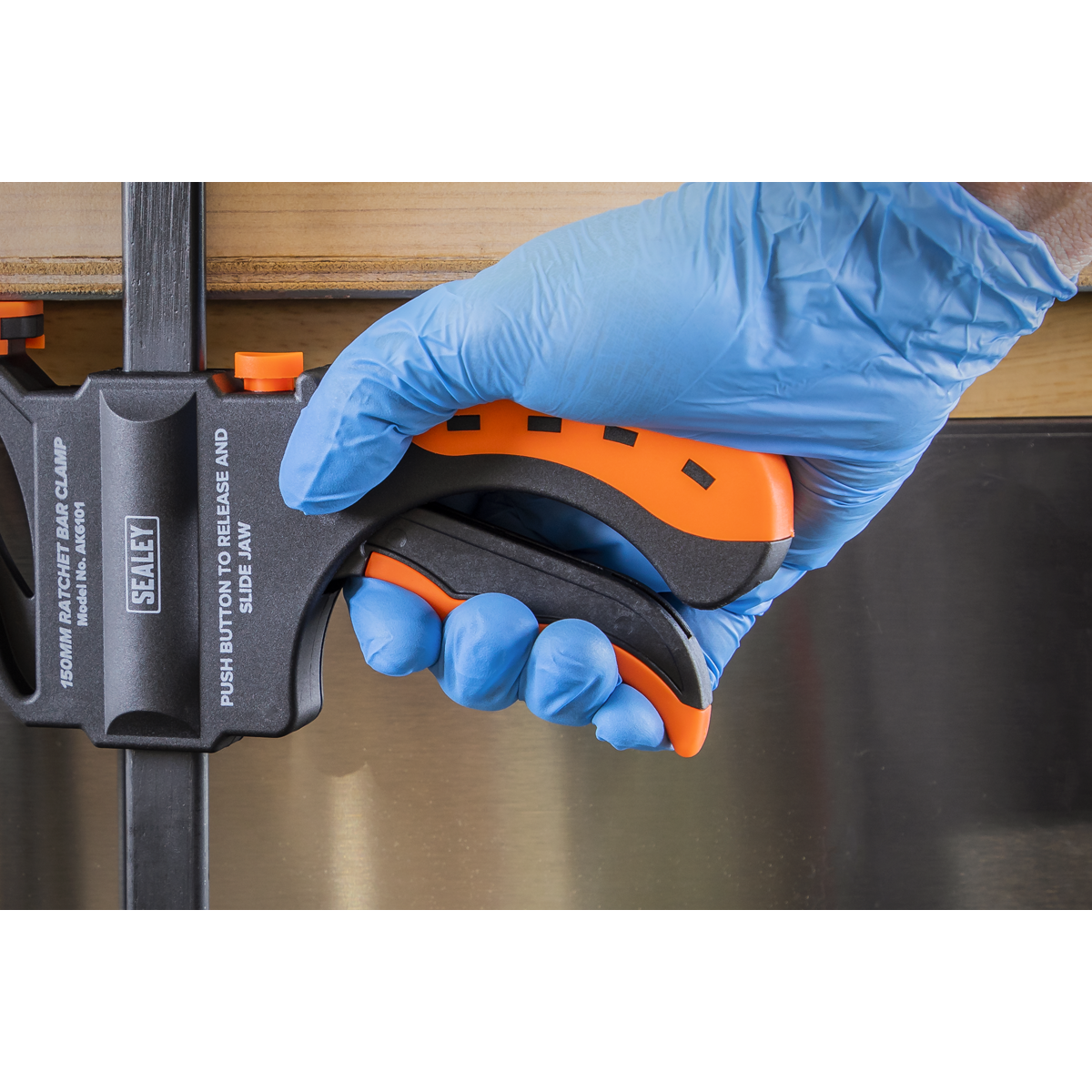 Sealey AK6101 Ratchet Bar Clamp 150mm - additional view 3