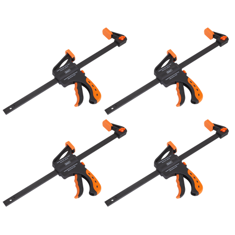 Sealey AK61024 Ratchet Bar Clamp Set 300mm 4pc